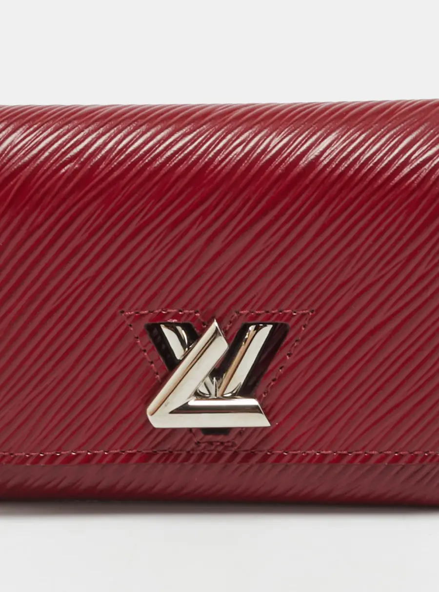 Louis Vuitton Twist Rouge Pomodoro Epi Leather Compact Wallet