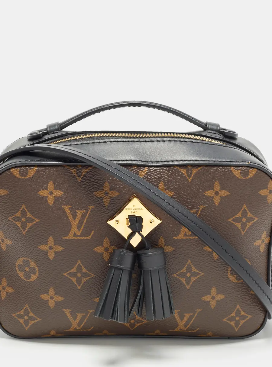 Louis Vuitton Saintonge Black Monogram Canvas Bag