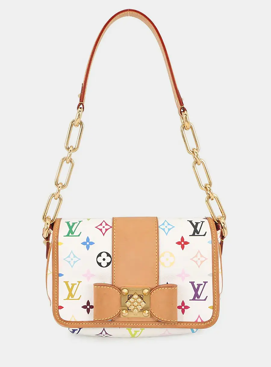 Louis Vuitton Patty PM Blanc Monogram Canvas Top Handle Bag