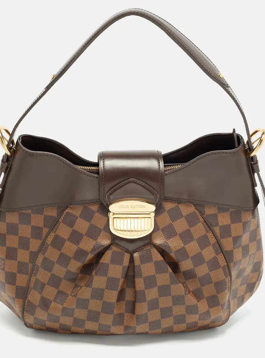 Louis Vuitton Sistina MM Damier Ebene Canvas Bag