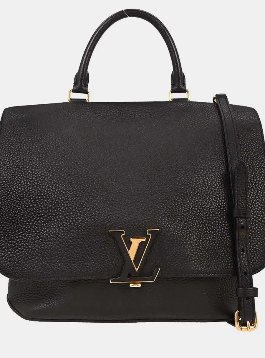 Louis Vuitton Volta PM Black Taurillon Leather Top Handle Bag