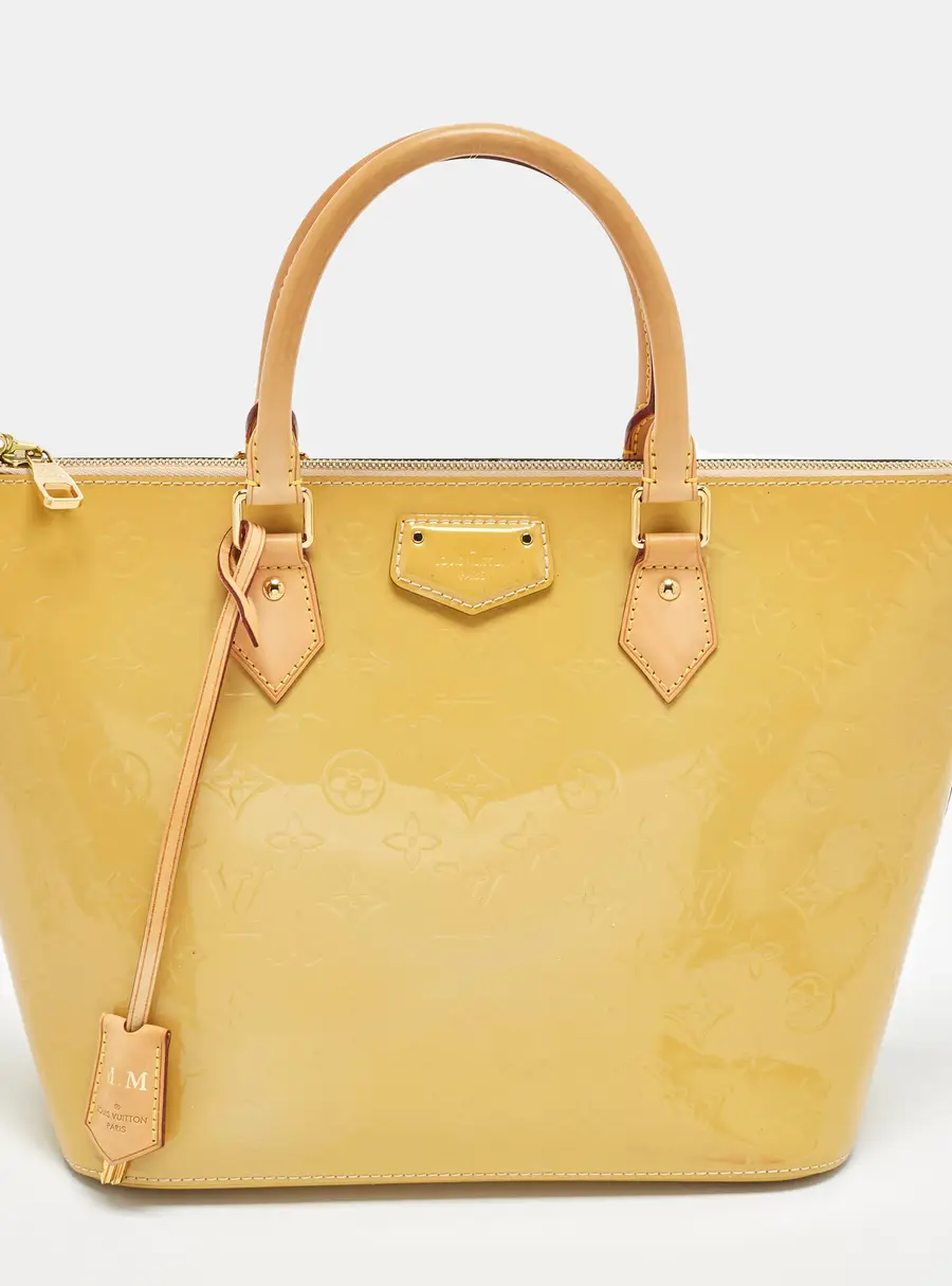 Louis Vuitton Citrine Monogram Vernis Montebello MM Bag