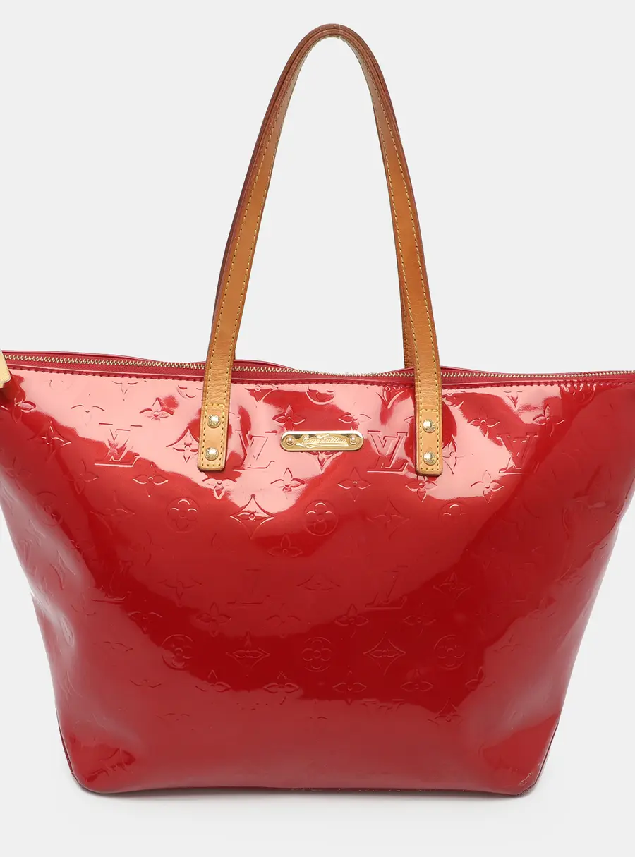 Louis Vuitton Bellevue GM Pomme D’amour Monogram Vernis Bag