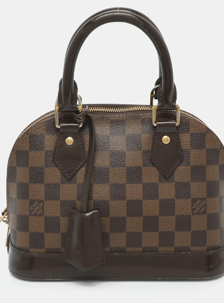 Louis Vuitton Alma BB Damier Ebene Canvas Bag