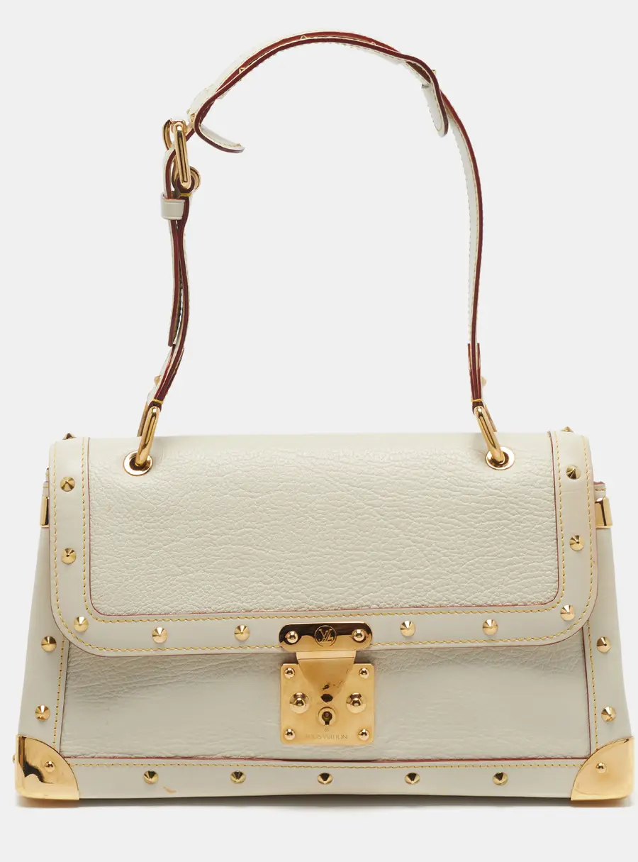 Louis Vuitton Le Talentueux White Suhali Leather Bag