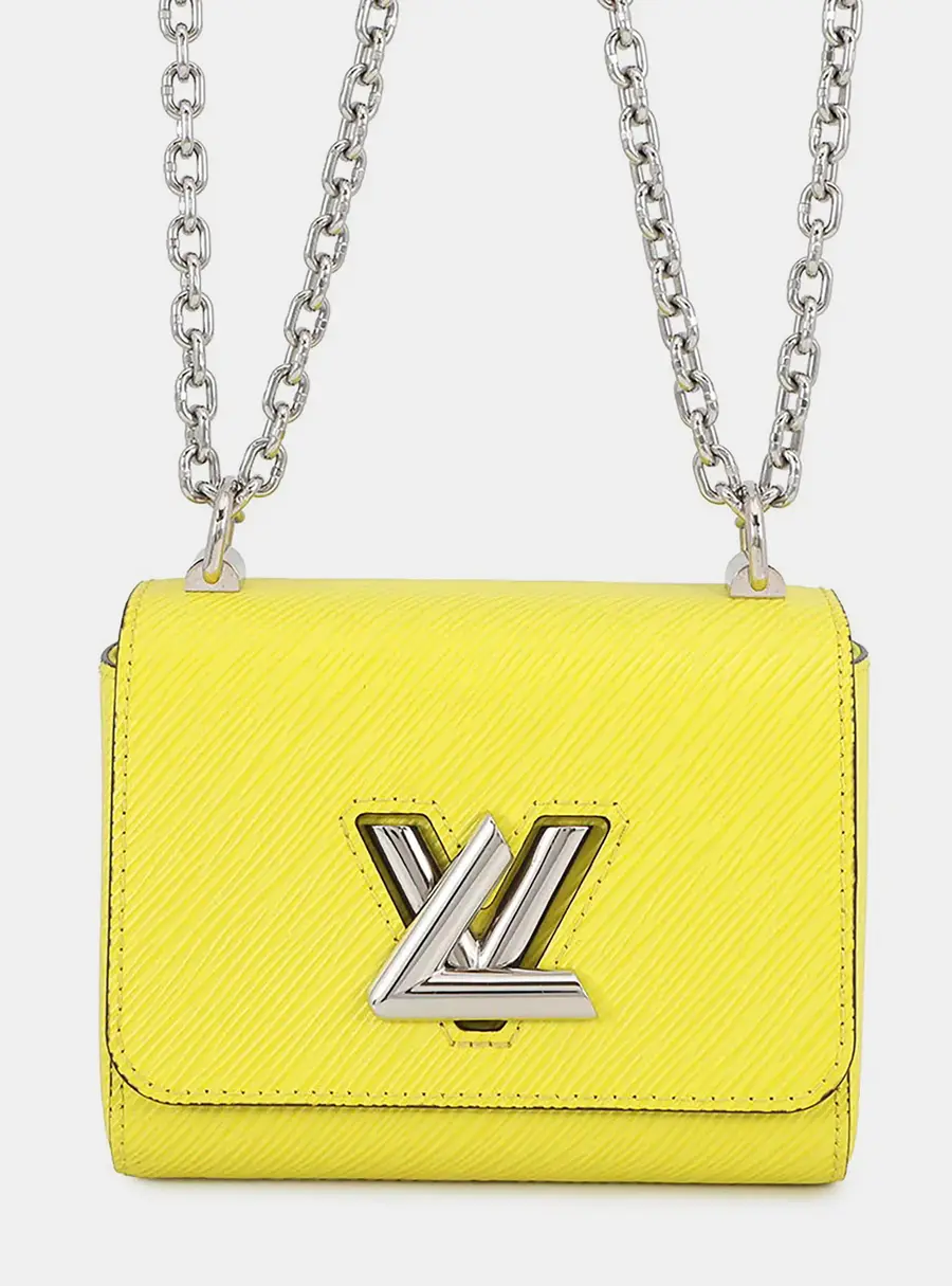 Louis Vuitton Twist Mini Vert Acid Epi Leather Crossbody Bag