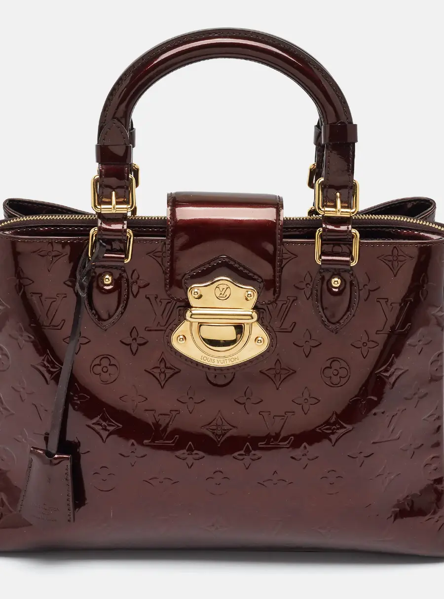 Louis Vuitton Melrose Avenue Amarante Monogram Vernis Bag