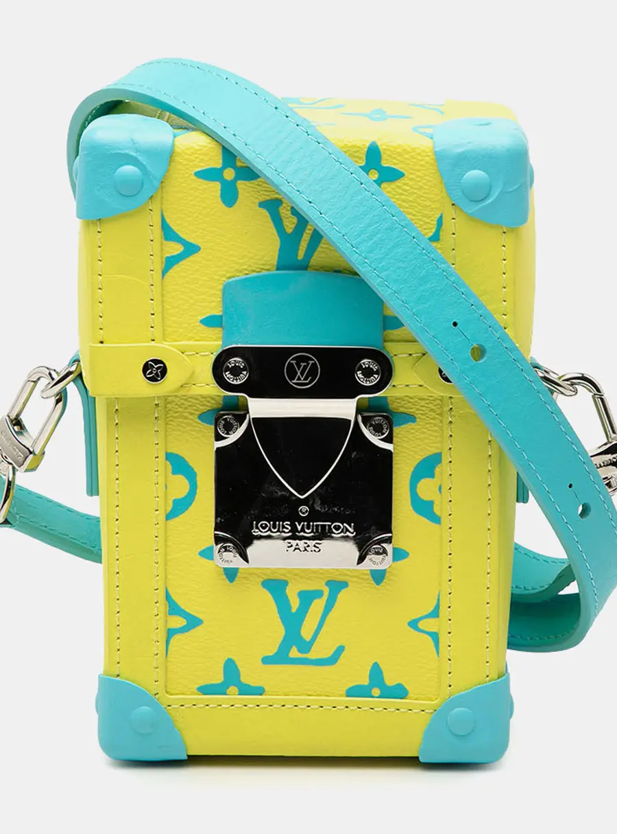 Louis Vuitton Monogram Playground Vertical Trunk Yellow Monogram Canvas Wearable Wallet Bag