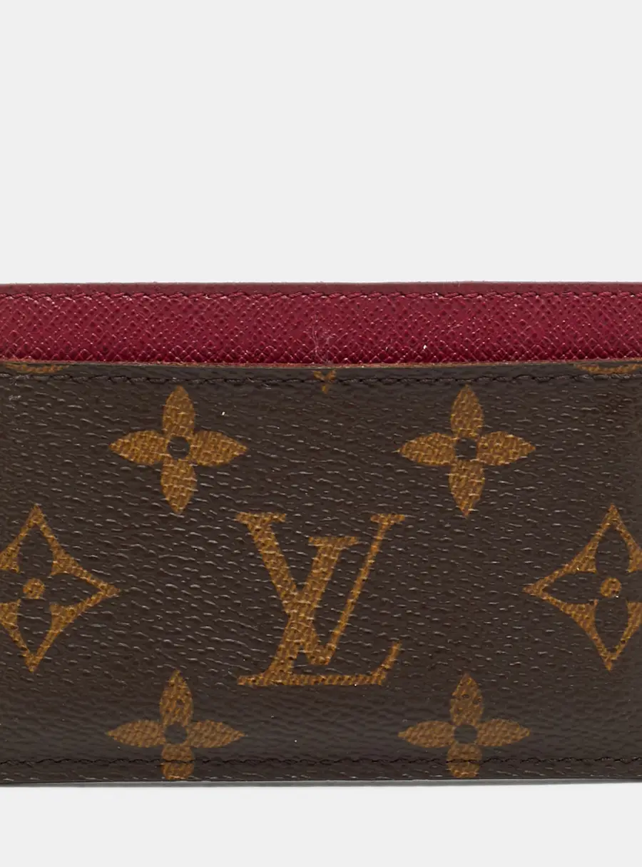 Louis Vuitton Fuchsia Monogram Canvas Card Holder