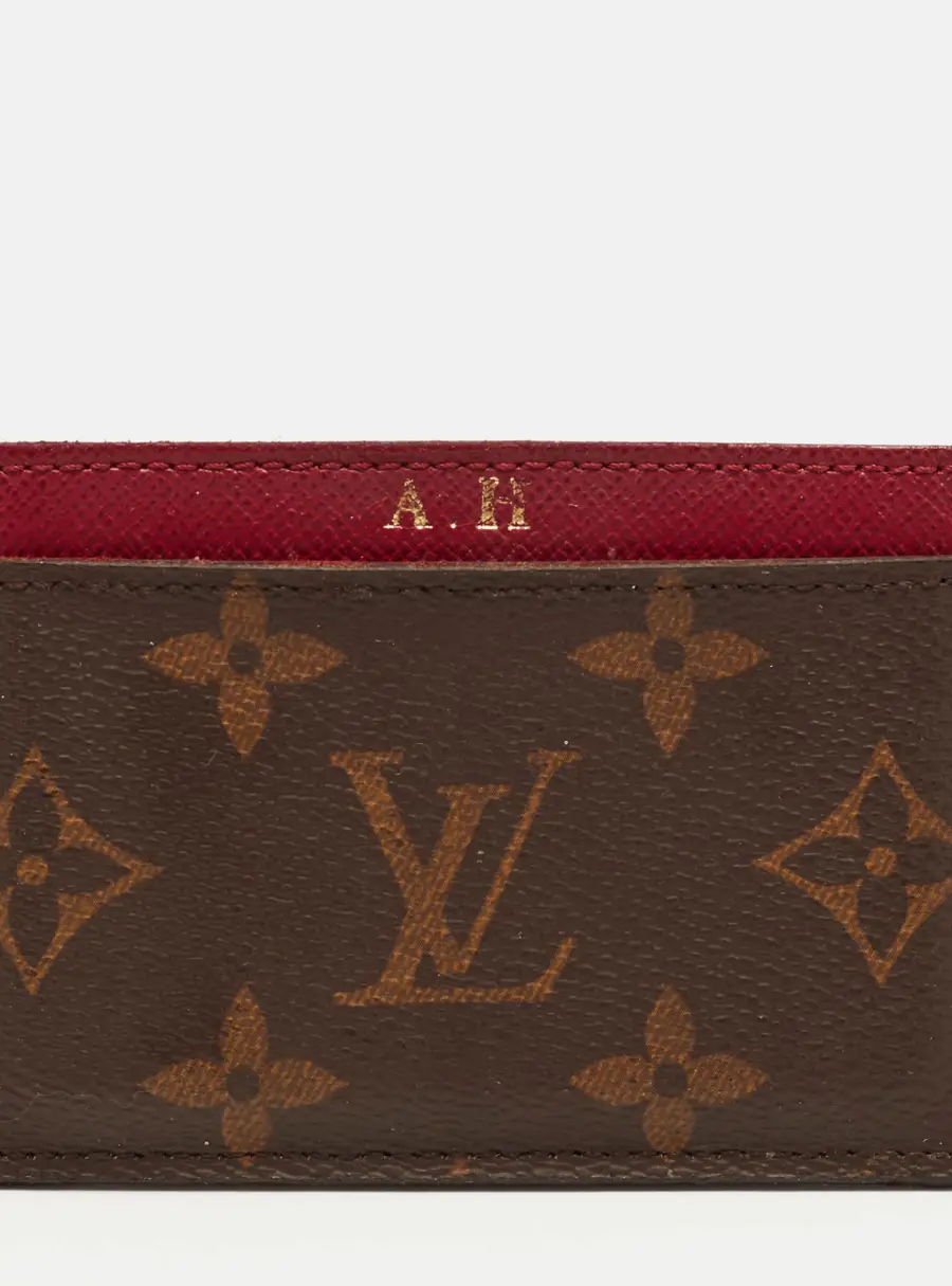 Louis Vuitton Fuchsia Monogram Canvas Card Holder