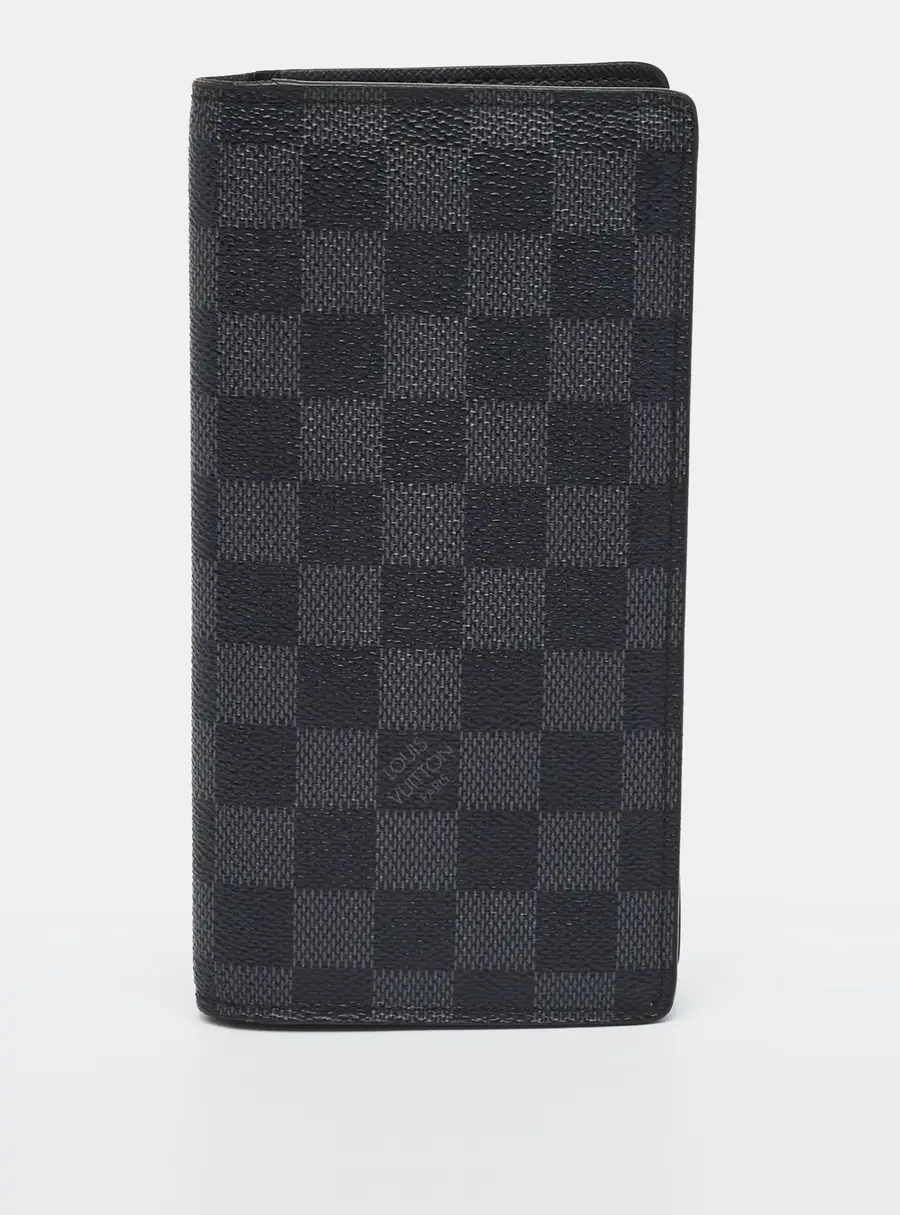 Louis Vuitton Brazza Damier Graphite Canvas Wallet