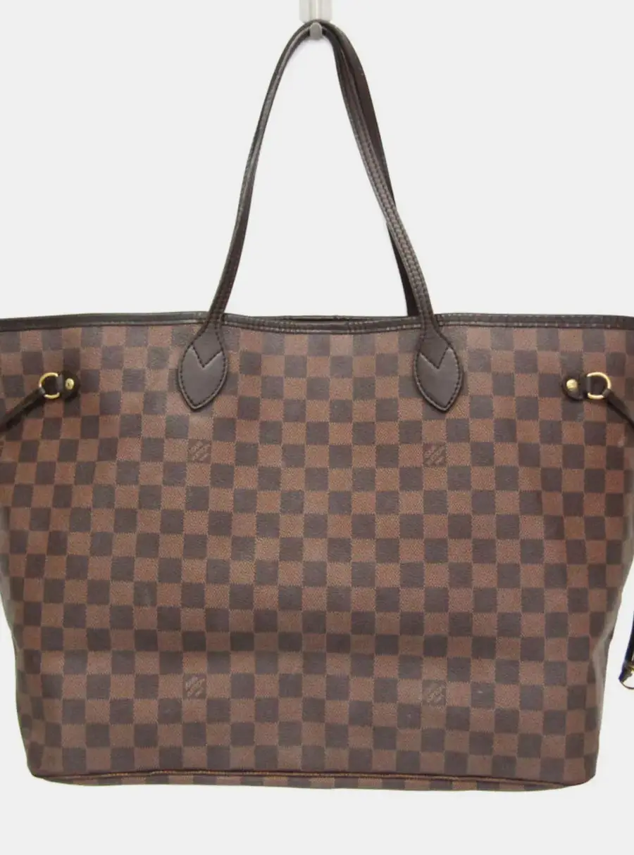 Louis Vuitton Neverfull GM Ebene Damier Ebene Coated Canvas Tote Bag