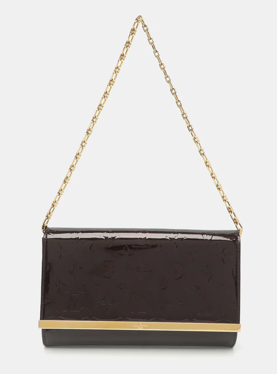 Louis Vuitton Ana Amarante Monogram Vernis Clutch