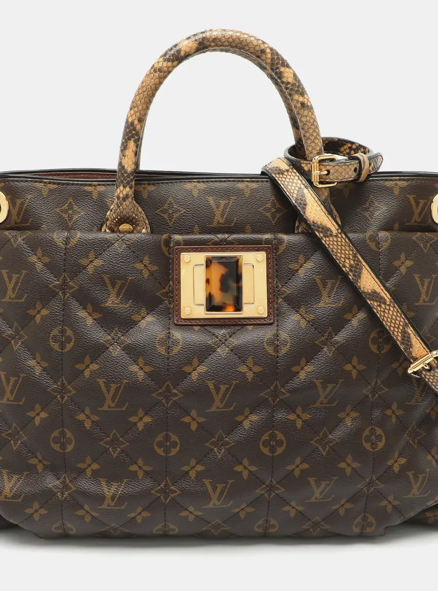 Louis Vuitton Etoile Exotique GM Monogram Canvas and Python Bag