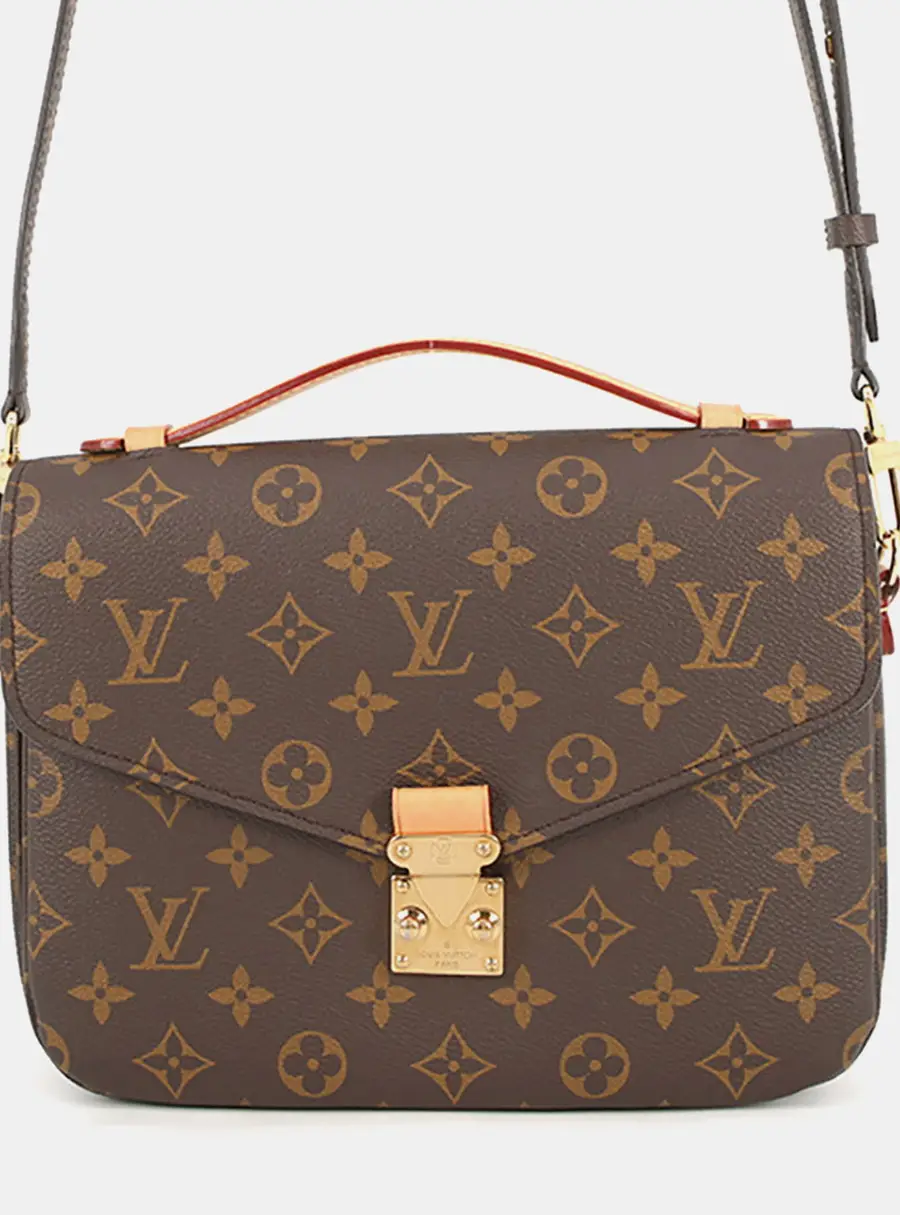 Louis Vuitton Pochette Metis MM Brown Monogram Canvas Crossbody Bag