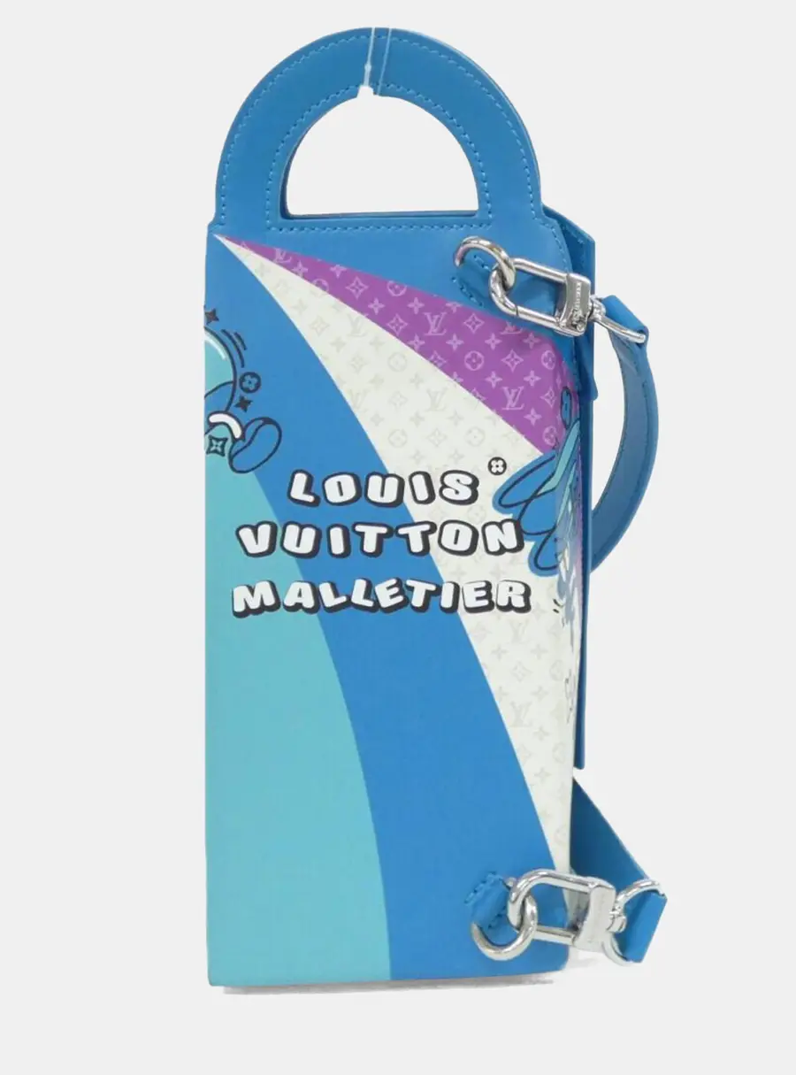 Louis Vuitton Sandwich Box Blue Purple Monogram Canvas Crossbody Bag