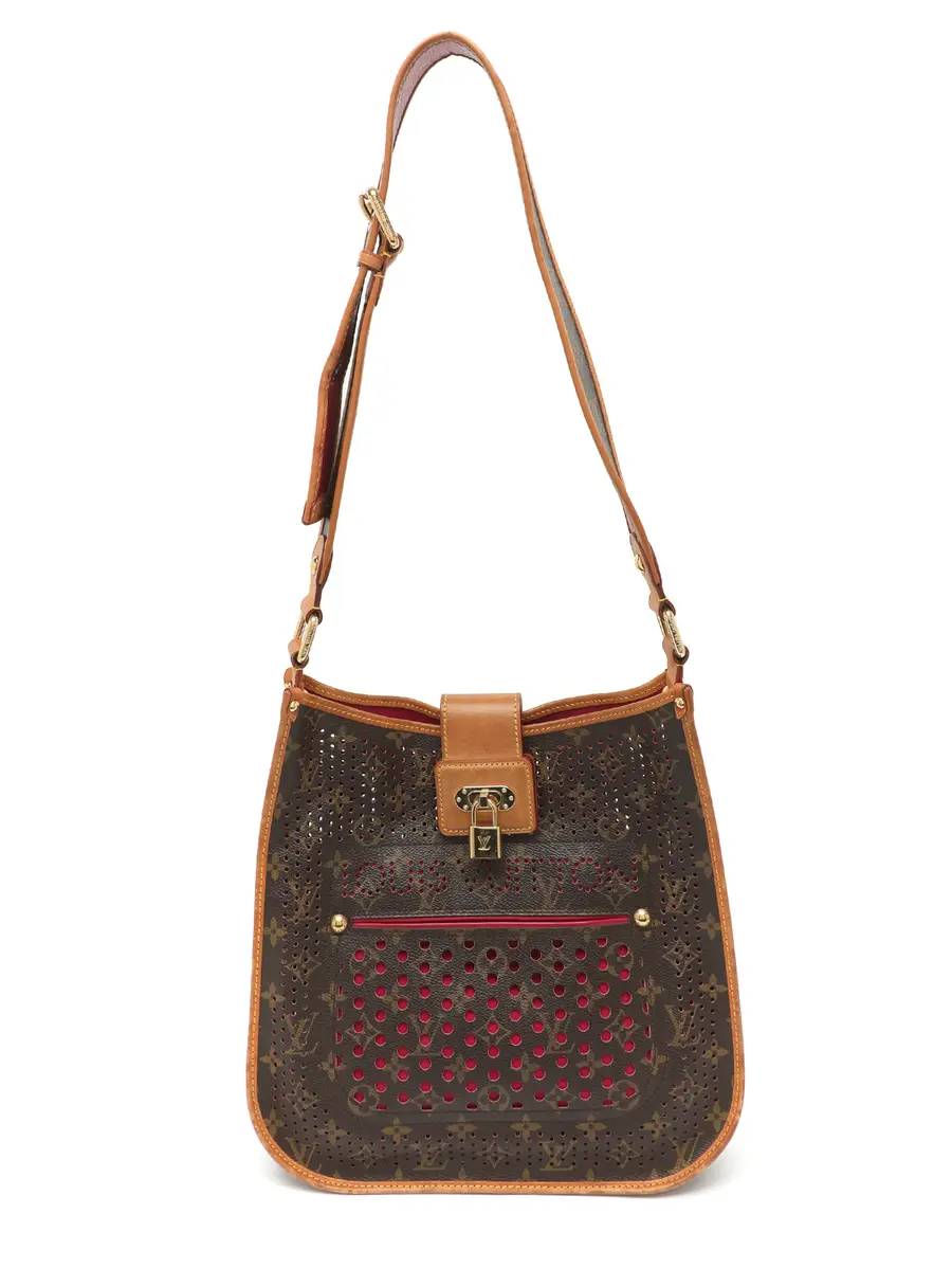 Louis Vuitton Musette Fuchsia Monogram Perforated Bag