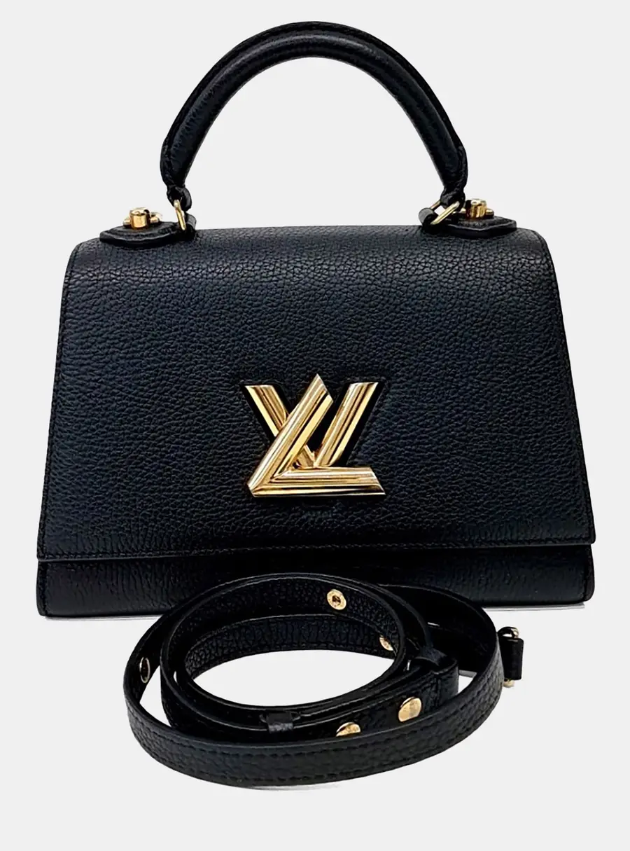 Louis Vuitton Twist PM Black Epi Leather Top Handle Bag