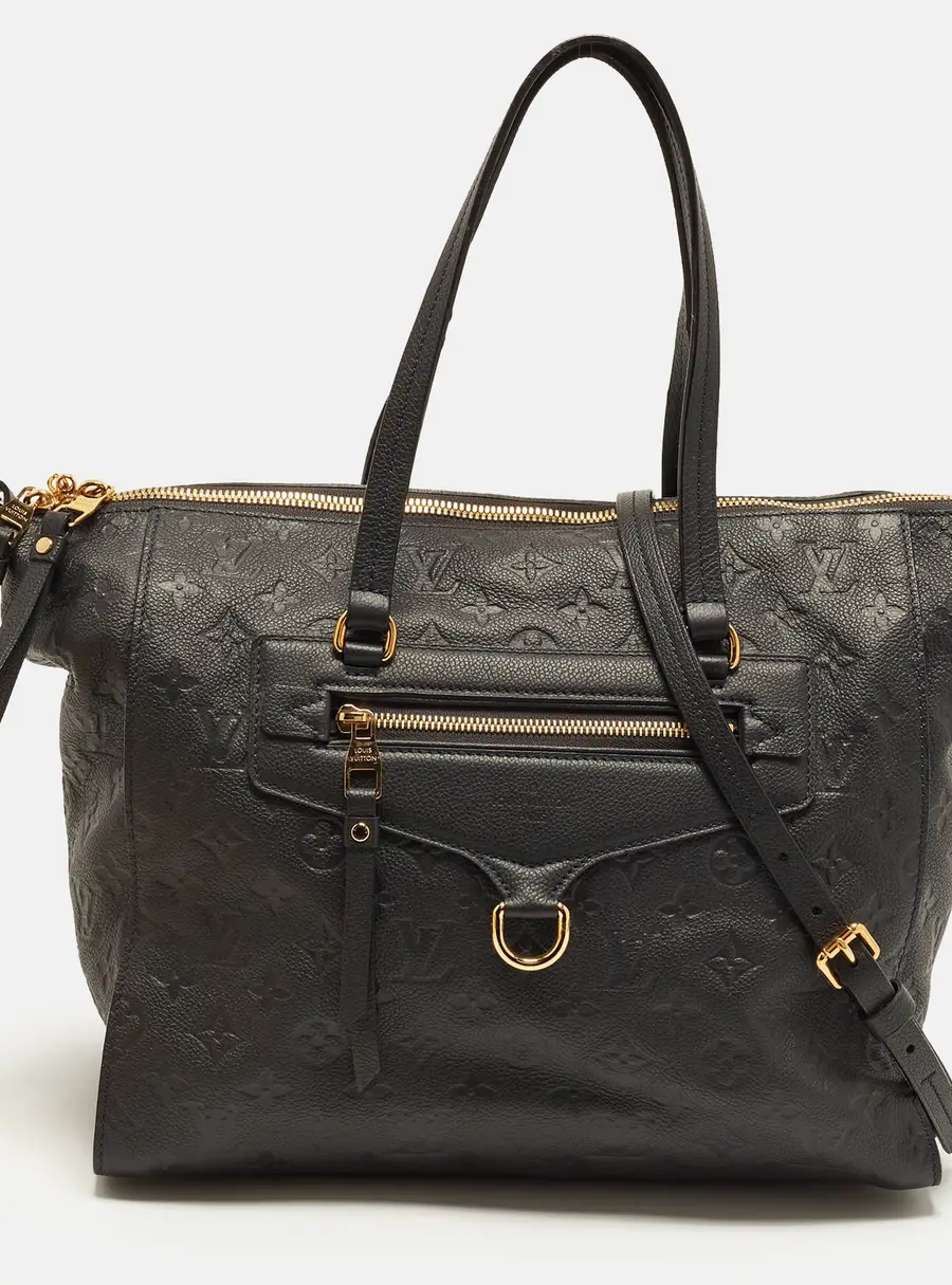 Louis Vuitton Lumineuse PM Bleu Infini Empreinte Leather Bag