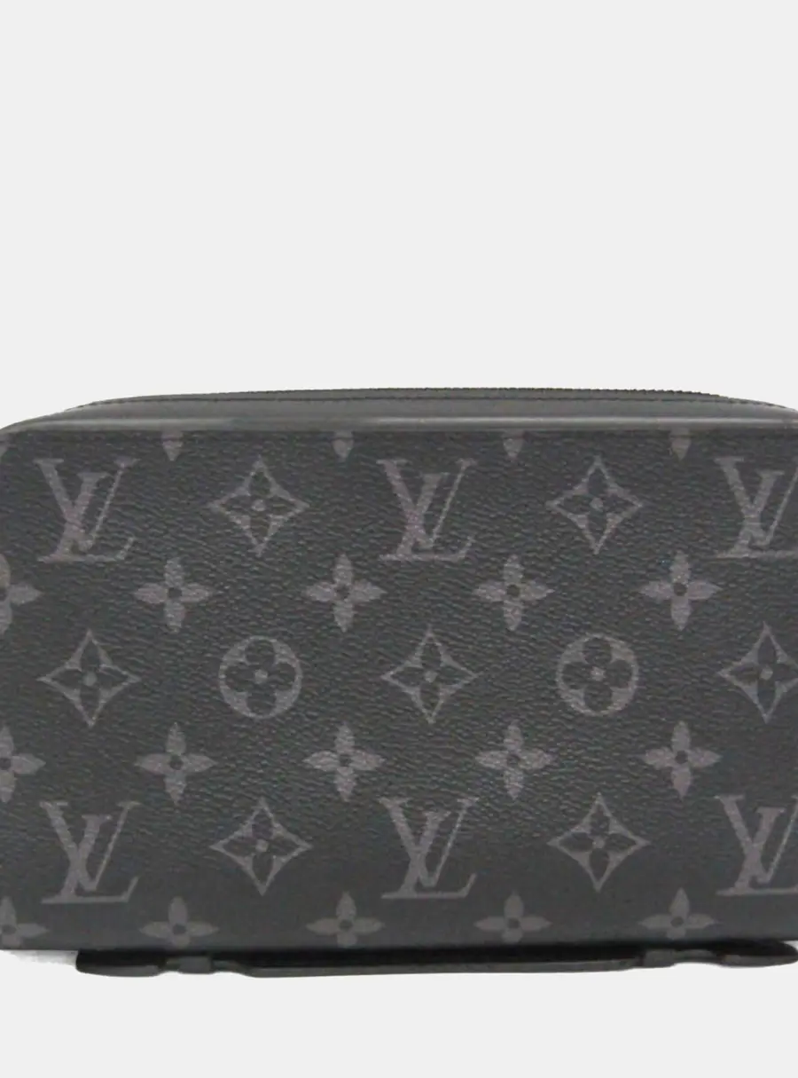 Louis Vuitton Zippy XL Black Monogram Canvas Wallet Bag