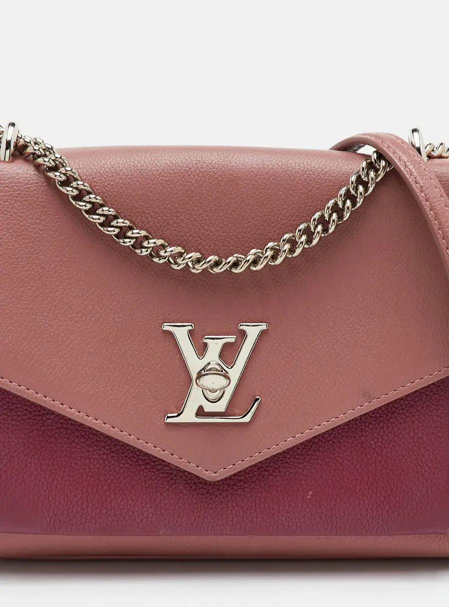 Louis Vuitton My Lockme BB Pink/Red Leather Bag