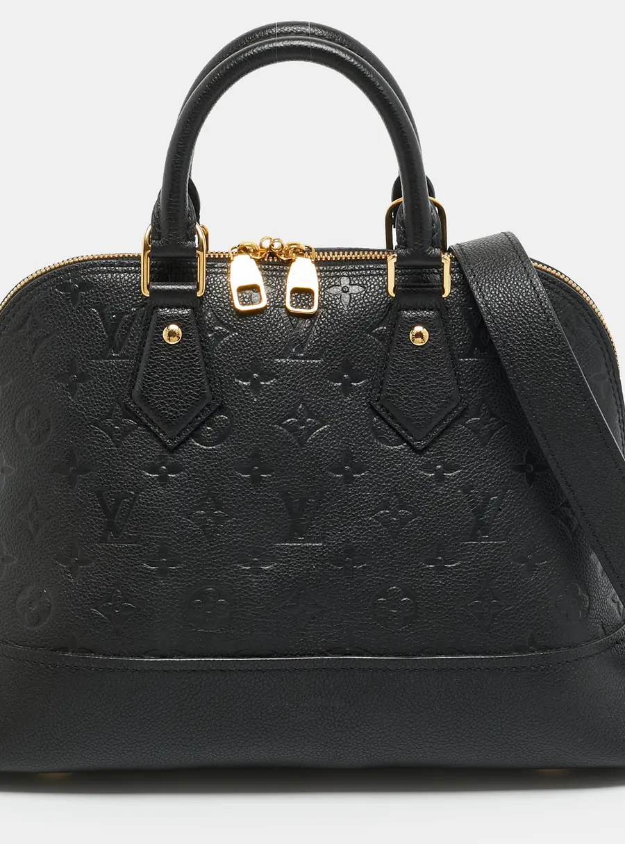 Louis Vuitton Neo Alma PM Black Empreinte Leather Bag