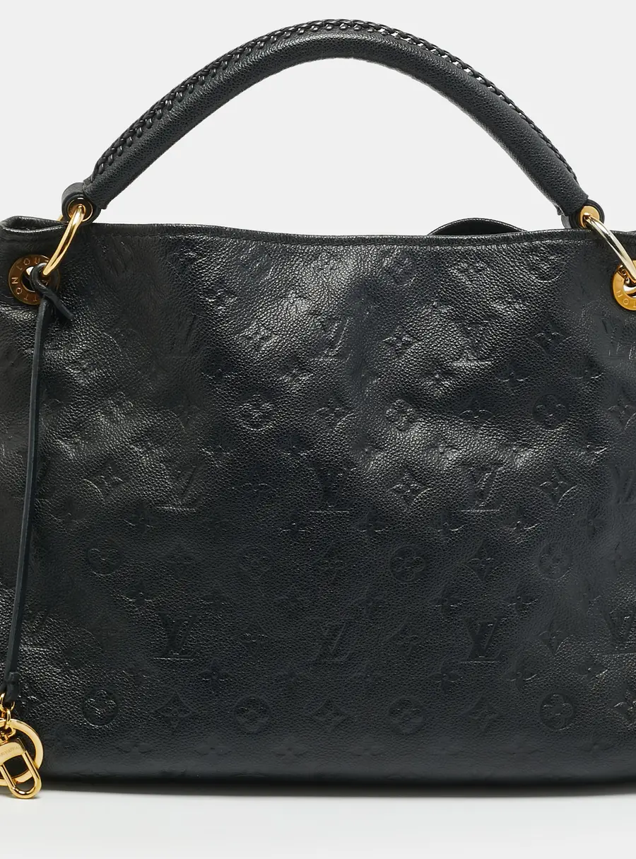 Louis Vuitton Artsy MM Black Empreinte Leather Bag