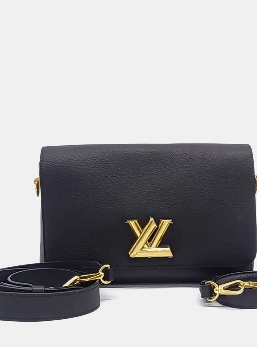 Louis Vuitton Soft Twist PM Black Epi Leather Shoulder Bag
