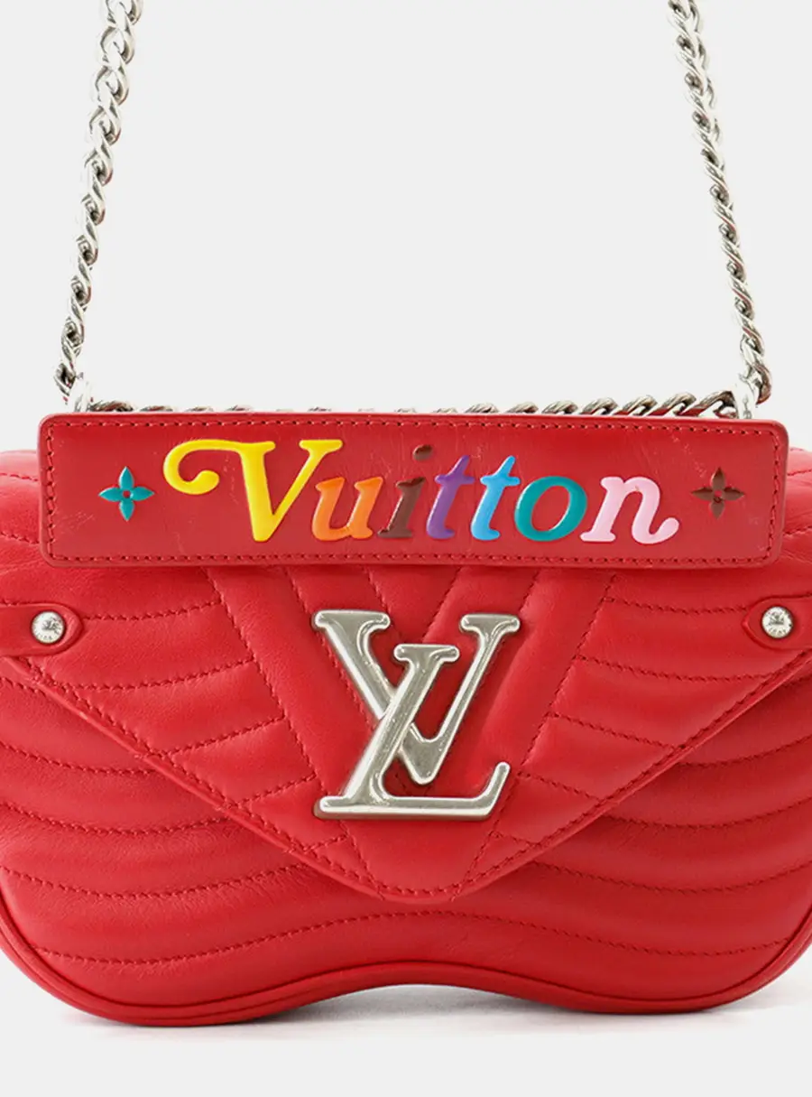 Louis Vuitton New Wave PM Red Leather Shoulder Bag