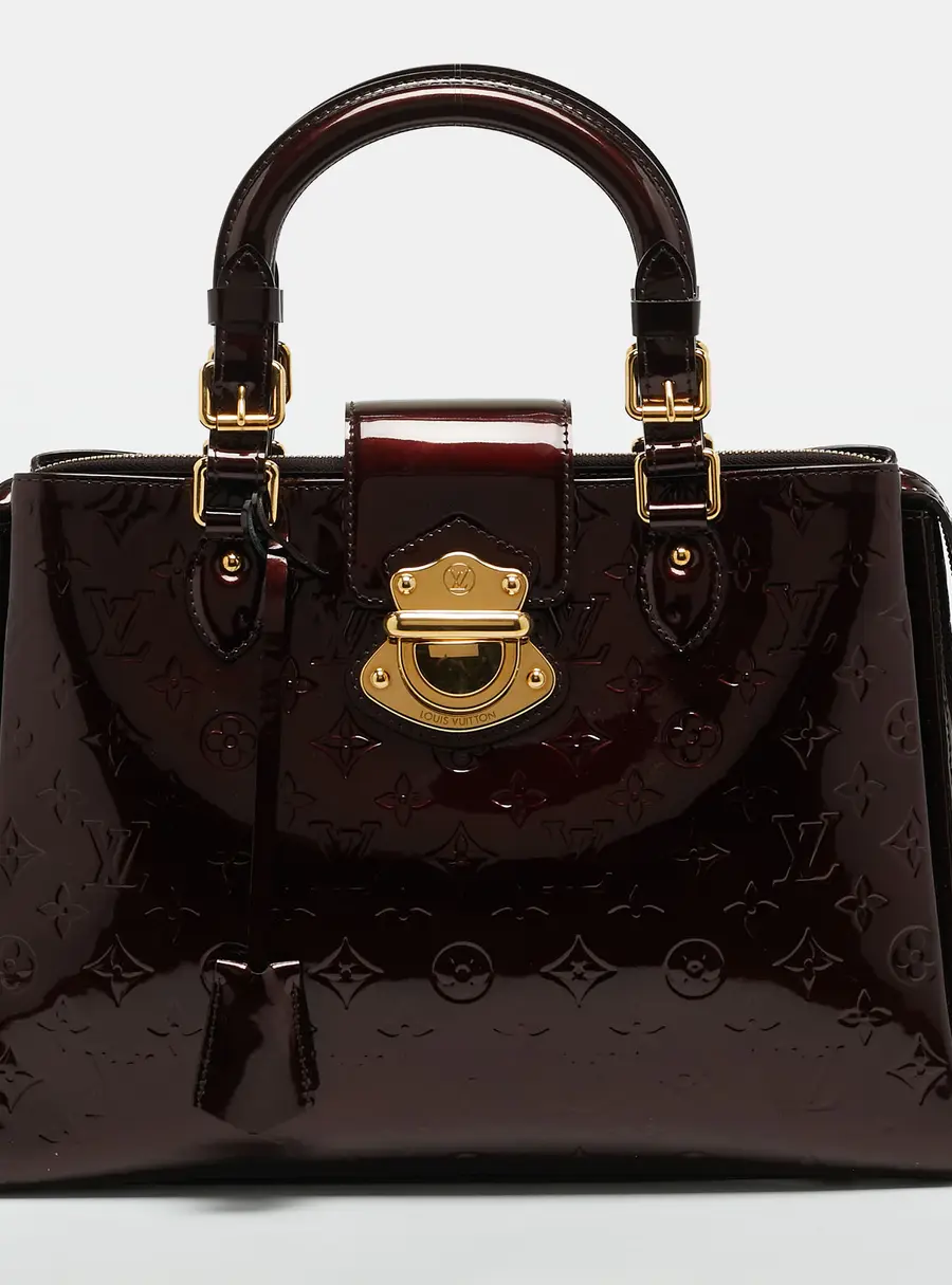 Louis Vuitton Melrose Avenue Amarante Monogram Vernis Bag