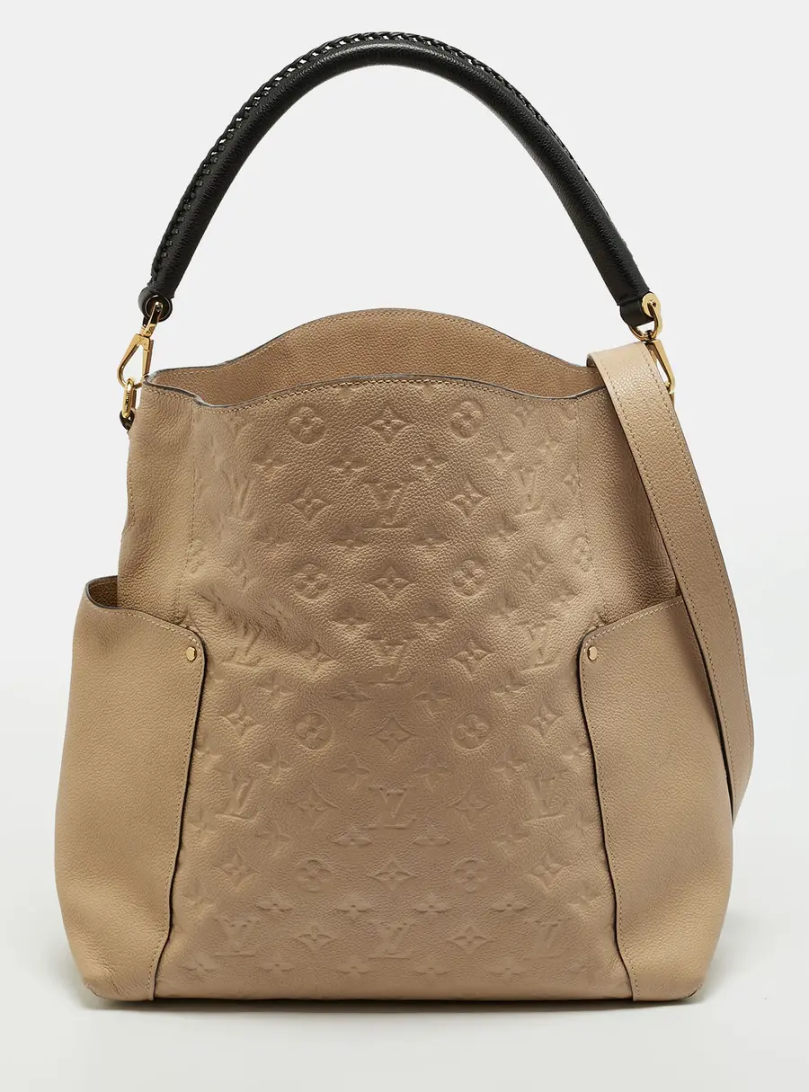 Louis Vuitton Bagatelle Dune Empriente Leather Bag