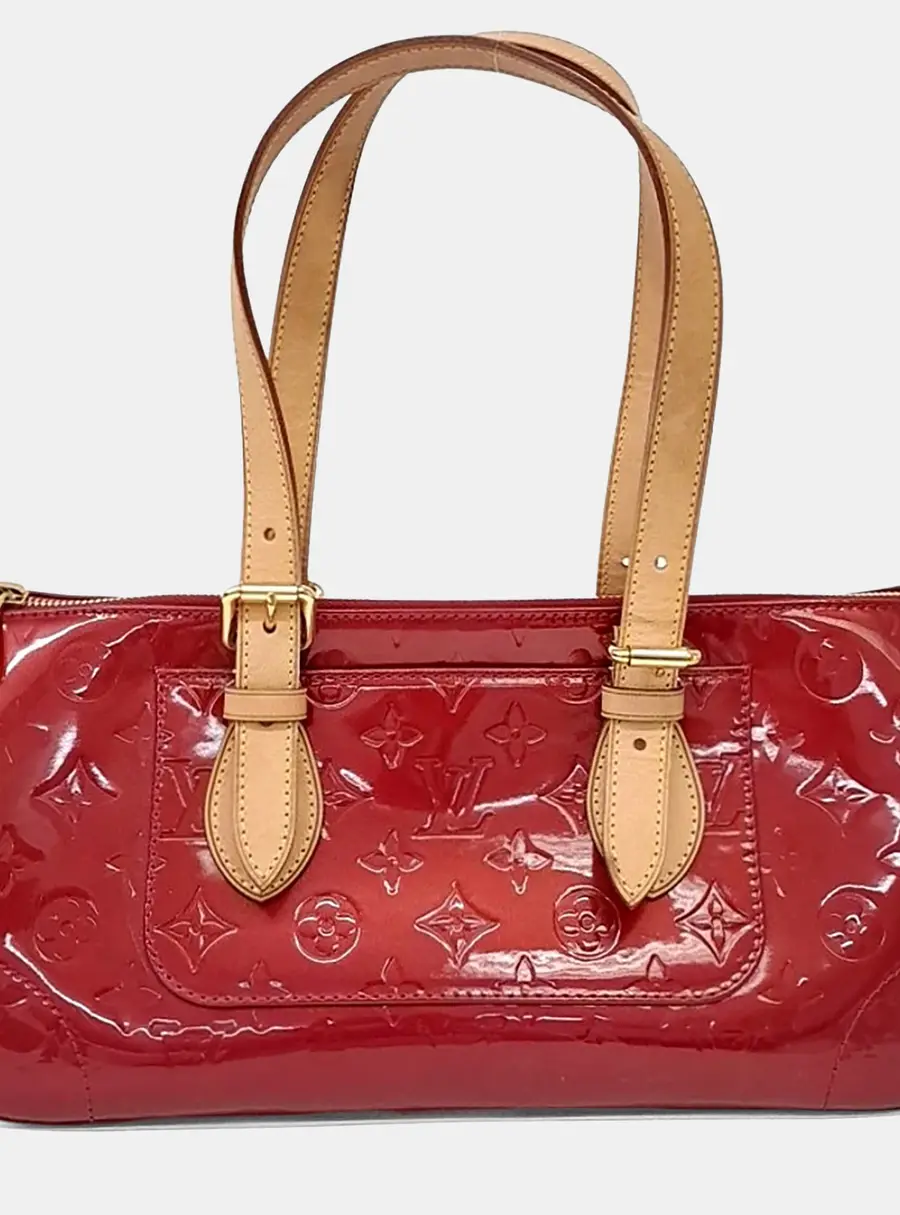 Louis Vuitton Rosewood PM Pomme d'Amour Vernis Patent Leather Shoulder Bag