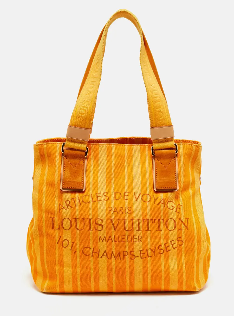 Louis Vuitton Jaune Safran Plein Soleil Cabas Beach Bag