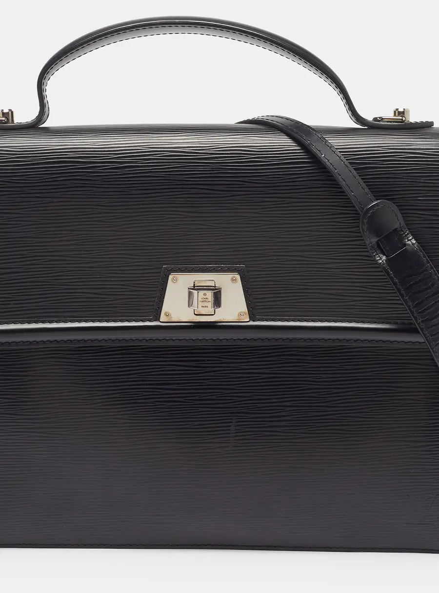 Louis Vuitton Monceau Black Epi Leather Bag