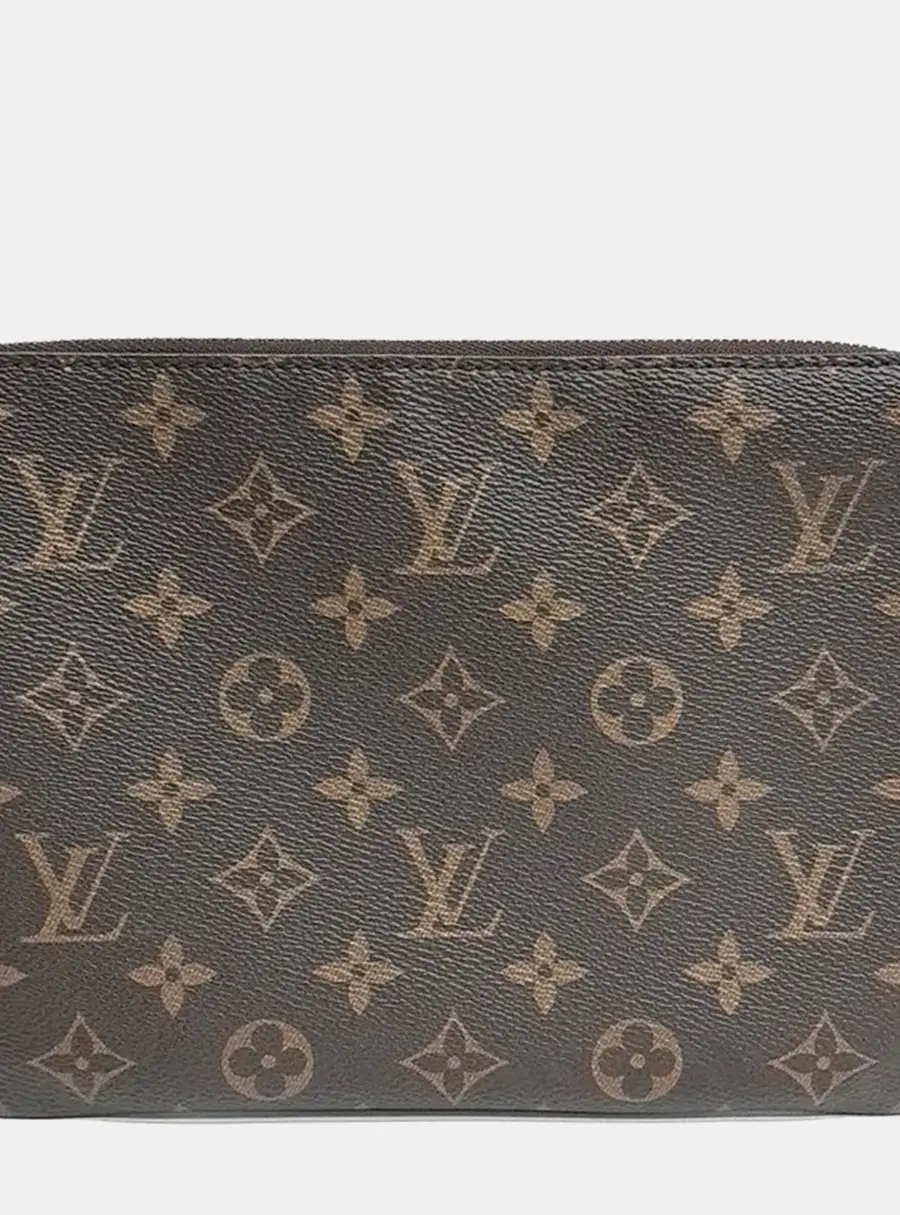 Louis Vuitton Etui Voyage PM Brown Monogram Canvas Pouch Bag