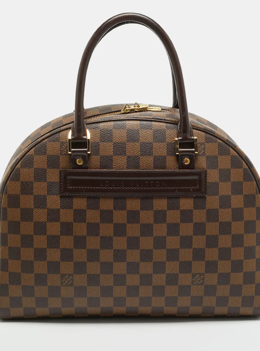 Louis Vuitton Nolita Damier Ebene Canvas and Leather Bag