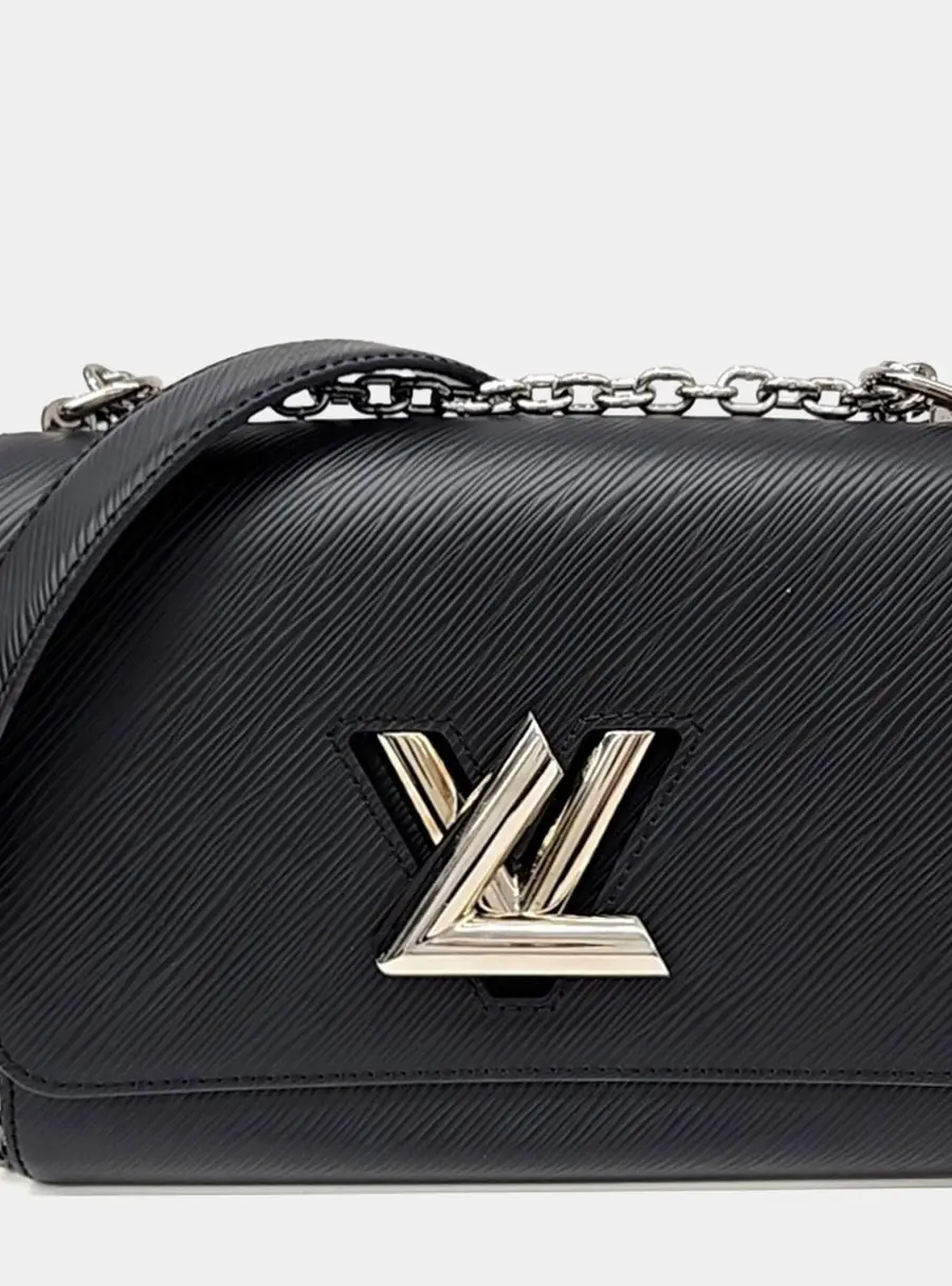 Louis Vuitton Twist MM Black Epi Leather Shoulder Bag
