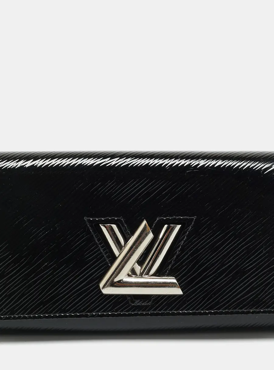 Louis Vuitton Twist Black Electric Epi Leather Wallet