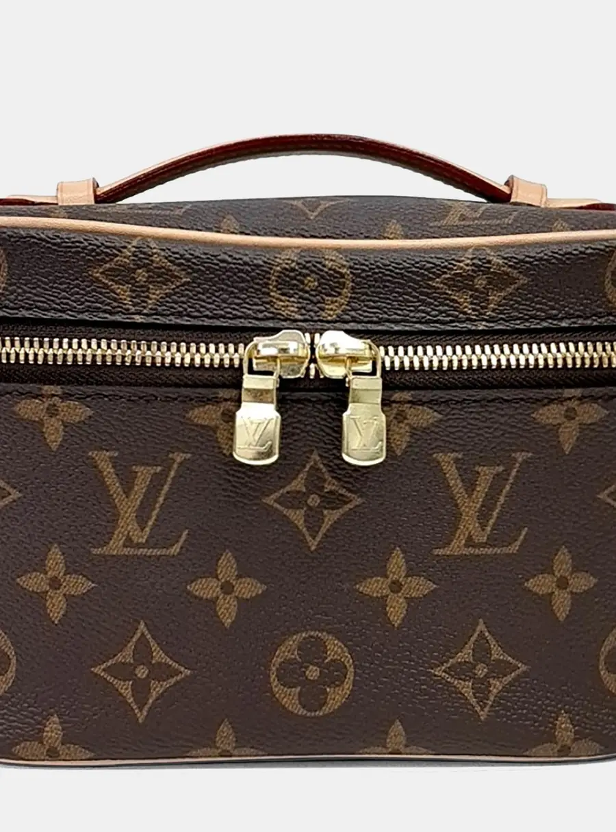 Louis Vuitton Nice Mini Brown Monogram Canvas Cosmetic Bag