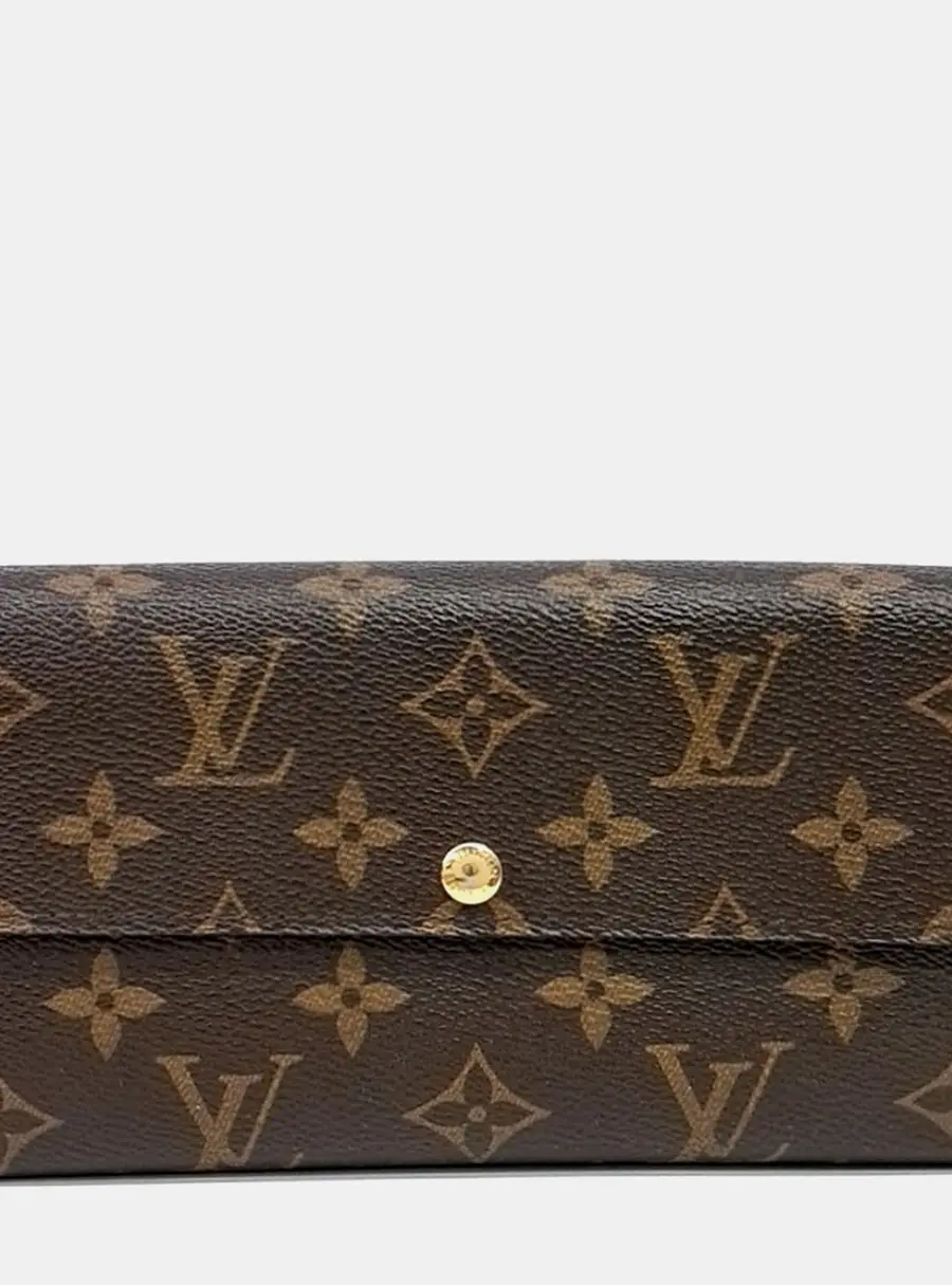 Louis Vuitton Brown PVC Monogram Sarah Wallet