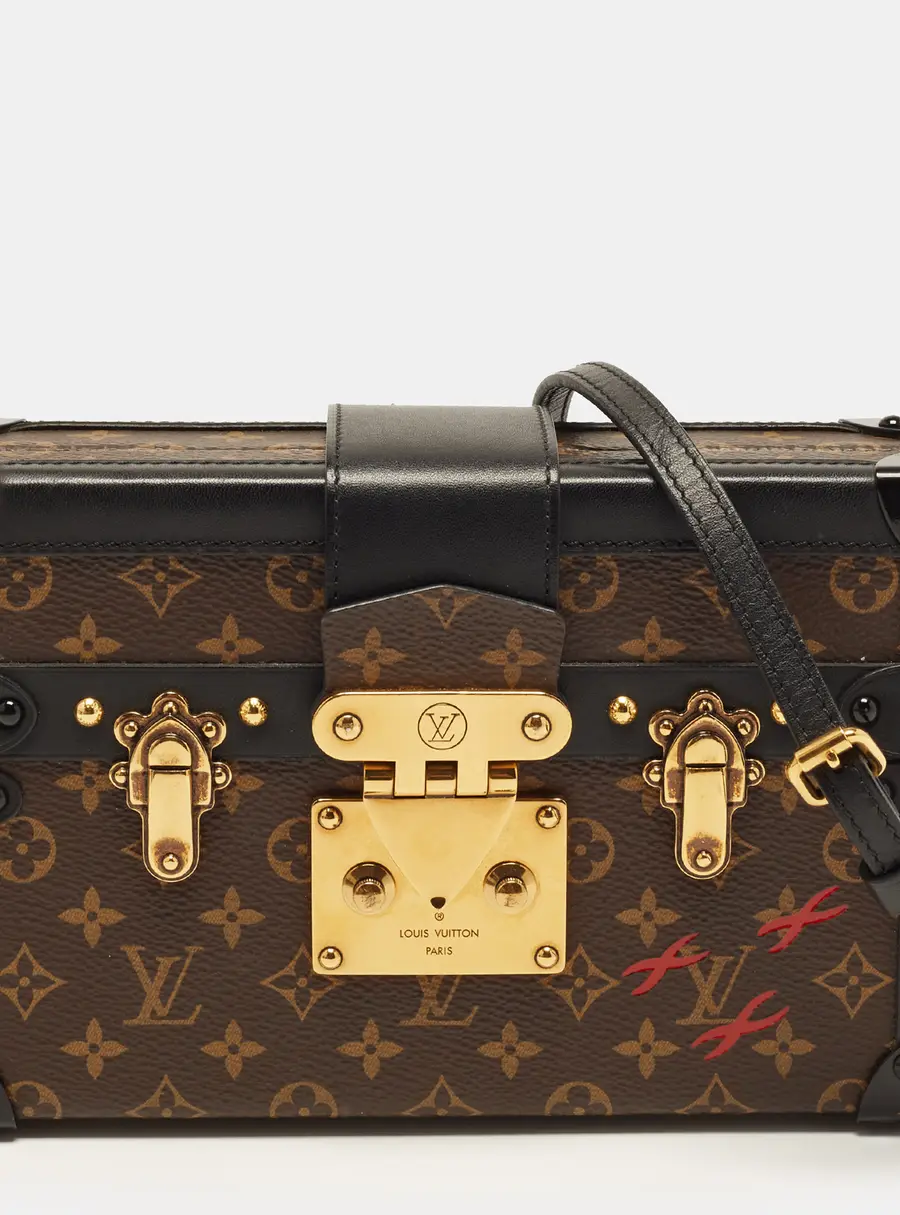 Louis Vuitton Malle Petite Black Monogram Canvas Bag