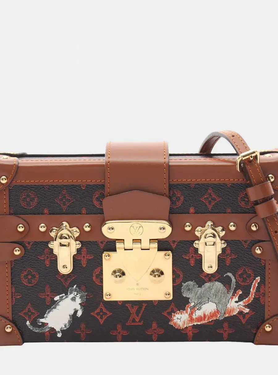 Louis Vuitton Grace Coddington Catogram Transformed Monogram Canvas Shoulder Trunk Bag