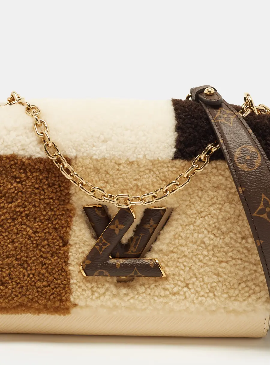 Louis Vuitton Teddy Twist MM Creme Monogram Epi Leather Bag