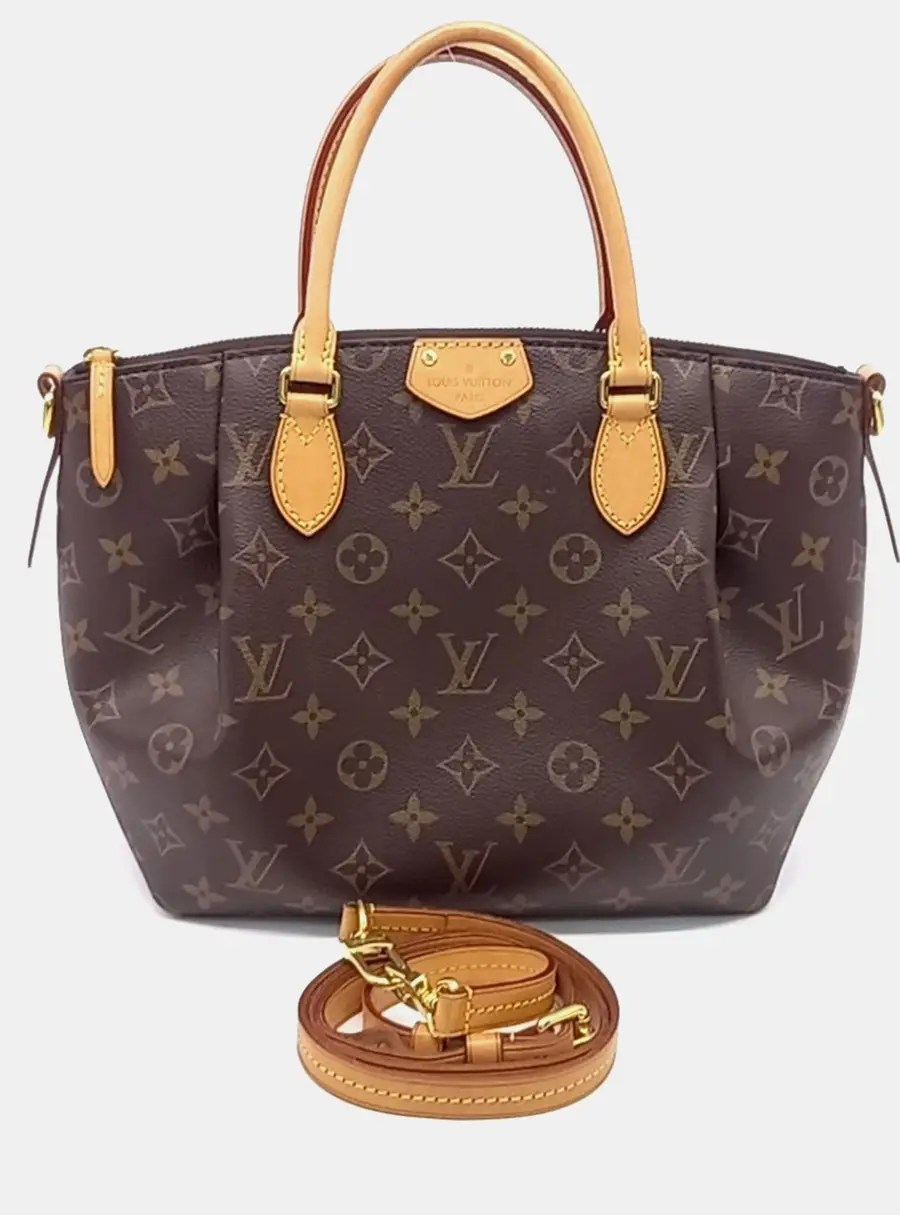 Louis Vuitton Turenne PM Brown Monogram Canvas Top Handle Bag