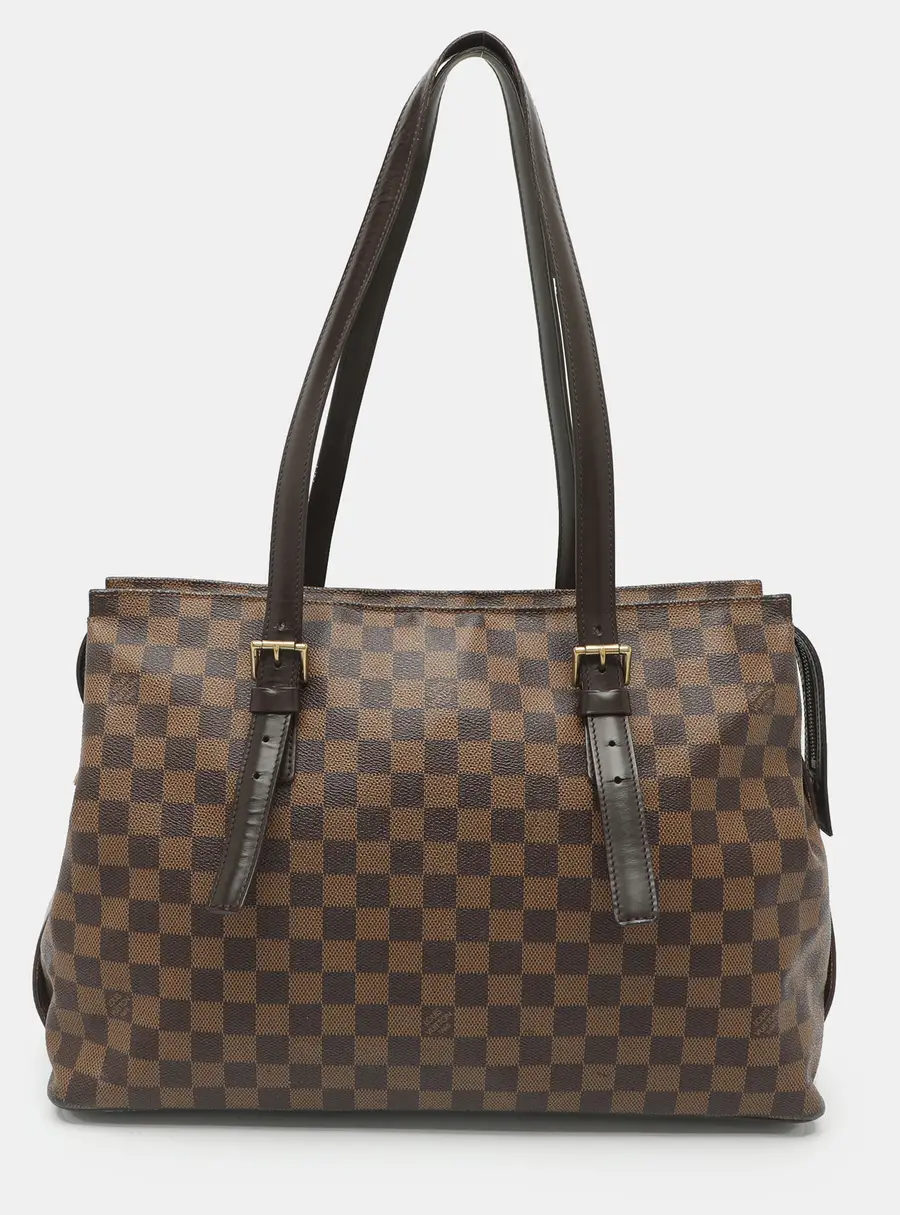Louis Vuitton Chelsea Damier Ebene Canvas Bag