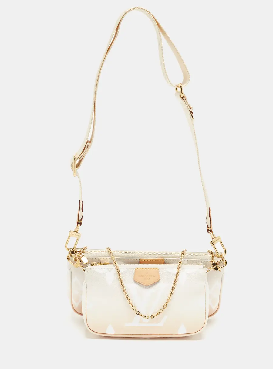 Louis Vuitton Multi Pochette Accessories Brume Monogram Giant By The Pool Canvas Shoulder Bag