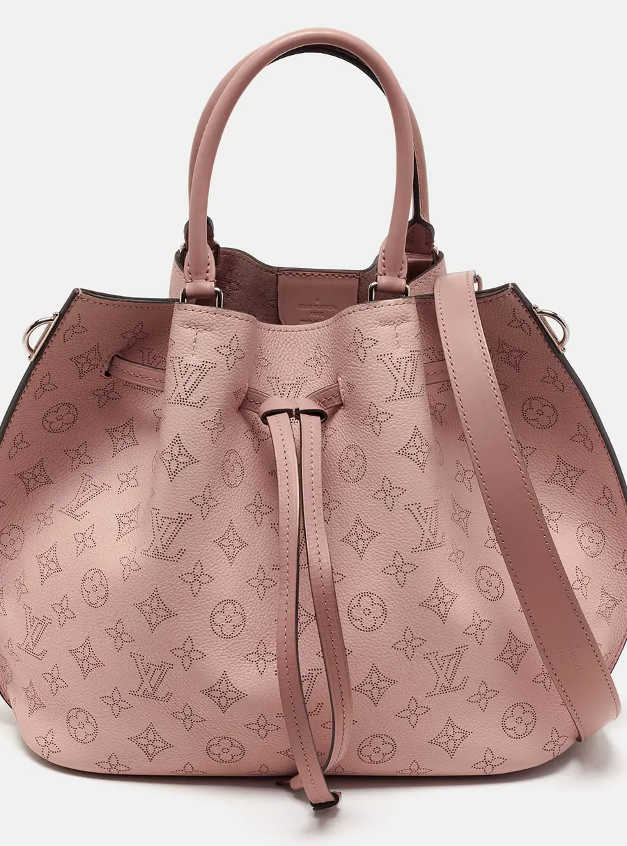 Louis Vuitton Girolata Magnolia Monogram Mahina Leather Bag