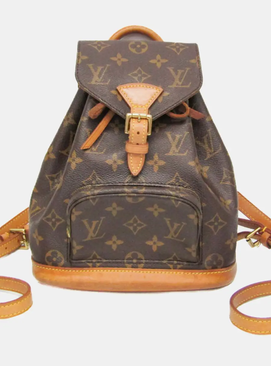 Louis Vuitton Mini Monsuri Brown Monogram Canvas Backpack Bag