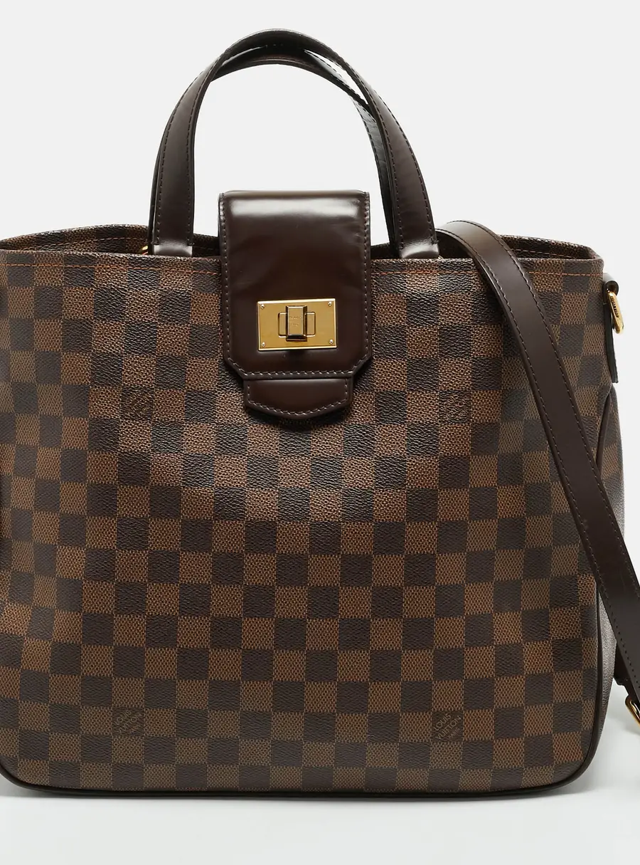 Louis Vuitton Cabas Rosebery Damier Ebene Canvas Tote