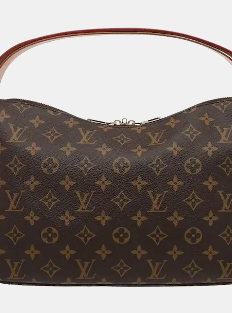 Louis Vuitton Slouchy PM Brown Monogram Canvas Shoulder Bag